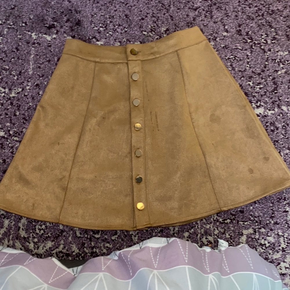 button up skirt